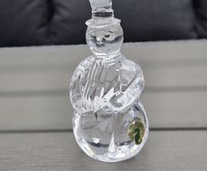 Waterford Crystal Snowman Sculpture