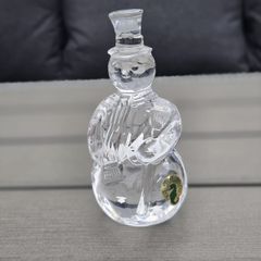 Waterford Crystal Snowman Sculpture