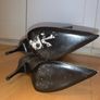 Pied A Terre Women's Grey Leather Boots Image 7