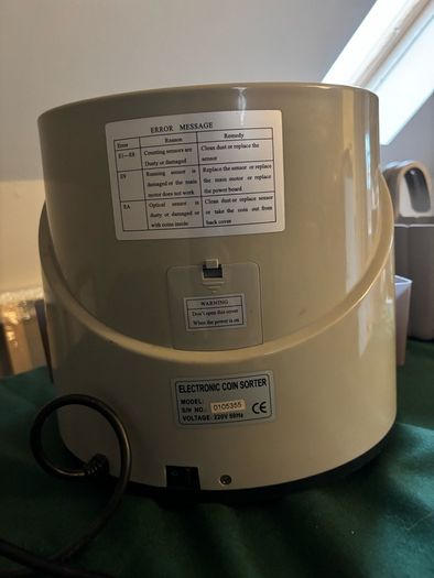 Automatic coin sorter and counter