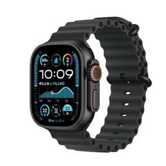 Apple Watch Ultra 2 | 49mm | Black Titanium Case with Black Ocean Band  battery health100 %