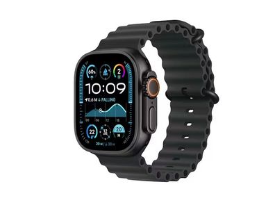 Apple Watch Ultra 2 | 49mm | Black Titanium Case with Black Ocean Band  battery health100 %