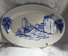 Portuguese Oval Plate.