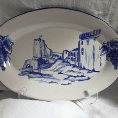 Portuguese Oval Plate.