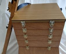 Antique artists box and easel