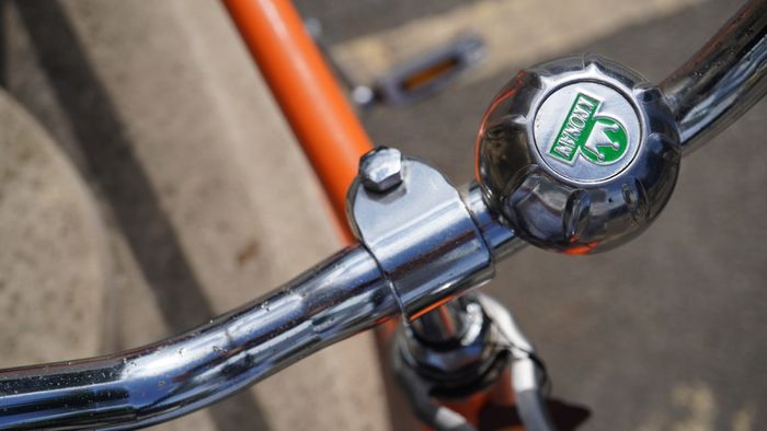 Vintage Orange Kronan Bicycle - Swedish Classic