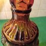 Vintage Brown Glass Alcohol Bottle Image 7
