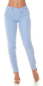 Pants Business Look blue size L white S