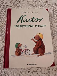 kastor naprawia rower - children's book in Polish