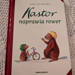 kastor naprawia rower - children's book in Polish