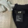 H&M Black Knit Jumper with Bow Back Image 3