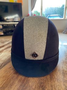 YR8 Charles Owen Navy Sparkly Hat