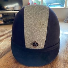 YR8 Charles Owen Navy Sparkly Hat
