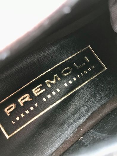 Premoli brown suede lace up shoes new, 8/41