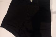 Black Highwaist shorts kids Large