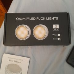 2 LED puck lights
