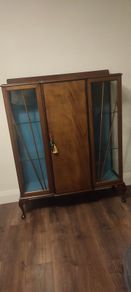 Cabinet Art Deco Glass Cabinet