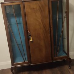 Cabinet Art Deco Glass Cabinet