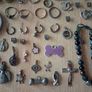 Used costume jewellery pendants bracelets rings including gold plated watch and bracelet Image 6