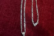 Sterling Silver Chain and Cross Pendant