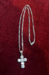 Sterling Silver Chain and Cross Pendant