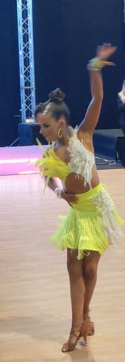 Junior Latin leotard and skirt