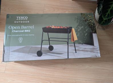 Open Barrel Charcoal BBQ