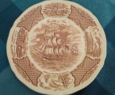 Alfred Meakin Fair Winds The Friendship of Salem Vintage Plate