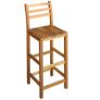 Bar Table and Chair Set 5 Pieces Solid Acacia Wood Image 4