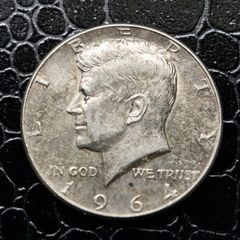1964 United States Half Dollar "Kennedy Half Dollar" 90% Silver coin