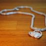 Necklace with Heart Shaped Pendant Image 3