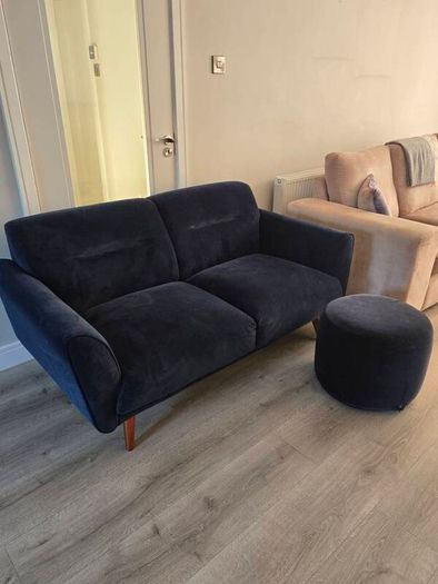 Sofa & Matching Foot Stool