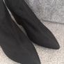 New.women black suede boots.size6/7 Image 3