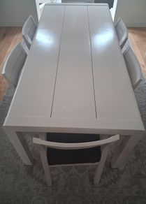 Dining table and chairs