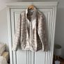 Columbia Men's Beige Pattern Fleece Jacket Size XL Image 5