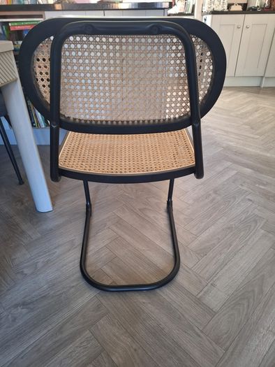 2 x MADE.COM dining chairs in black from NEXT rrp 596 euro