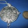 SALE!  Pendant Necklace with Clear Glass Stones and Tassel - new Image 4