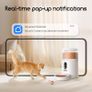 Automatic Cat Feeder with Camera, 3MP HD Video with Night Vision, 5G/2.4G WiFi Cat Feeder with APP Control, 2-Way Audio, Low Food Sensor, Motion Alerts for Cats and Dogs Image 4