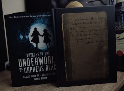 Voyages in the Underworld of Orpheus Black ! Hardcover with Beautiful Illustrations ! 2019 ! by Walker Books !
