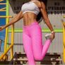 High-Waits waffle  leggins Image 2