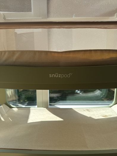 SnuzPod 5 Bedside Crib - Sage - Like New