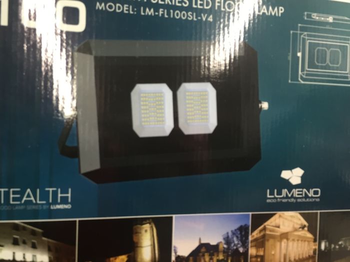 100W LED Flood Light Stealth