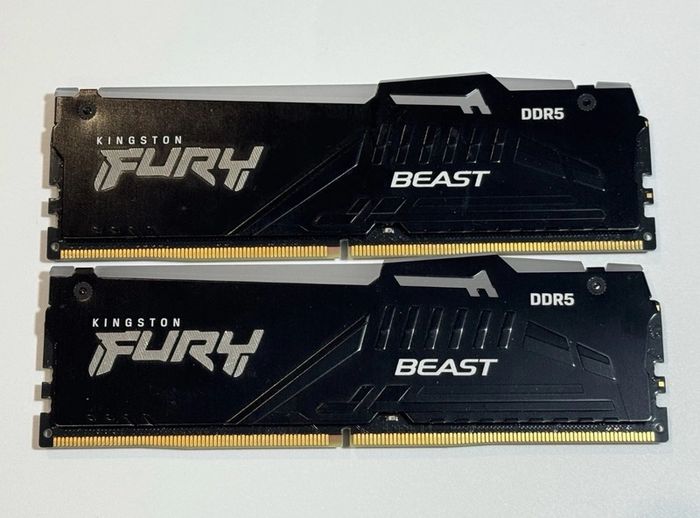 Ddr5 Ram 16gb (2x8gb) Cl40 6000mhz Kingston Fury Rgb Xmp Desktop