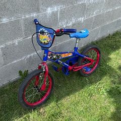 16" Frozen and Hot Wheels Kids Bike