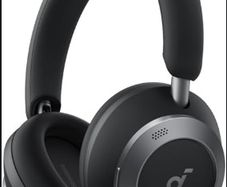 soundcore Space One Pro by Anker, Adaptive Active Noise Cancelling Headphones, Super Foldable Design, 60H Lossless Audio, Ultra-Fast Charging, Hi-Res Wireless Audio with LDAC, Comfortable Fit