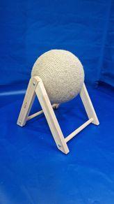 AntOne Cat Scratching Ball  Sisal Sphere with Wooden Stand