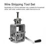 Electric Wire Stripper Manual Wire Stripping Tool Crank Copper Wire Stripper Machine with Electric Drill for 2-24mm Cable Image 4
