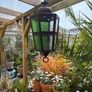 Large Antique Candle Lantern Image 2
