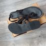 Women's Embellished Thong Leather Sandal. Image 2