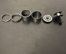 Carbon Headset spacers + star nut + end cap and bolt